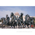 bronze crazy Apollo horses statue